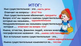 Имя существительное: что оно изменяет
