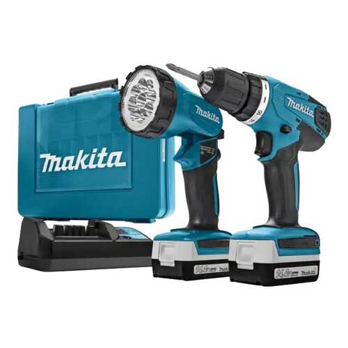 Аккумуляторная дрель-шуруповерт Makita DF347DWLE 185932 в Аксон