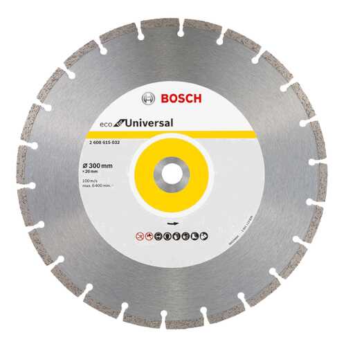 Алмазный диск Bosch ECO Universal 300-20 2608615032 в Аксон