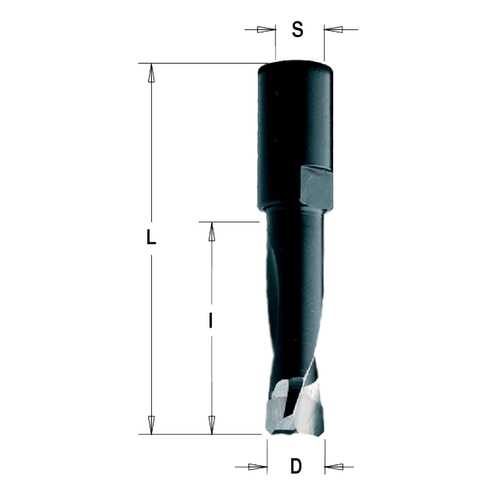 Фреза HW для DOMINO-FESTOOL 8x28x49 Z=2 S=M6x0,75 RH CMT 380.080.11 в Аксон