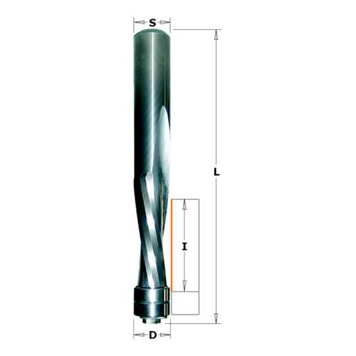 Фреза спиральная монолитная 12,7x50,8x114 Z=2 S=12 RH CMT 191.127.11B в Аксон