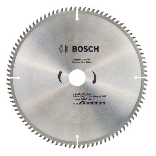 Диск по дереву Bosch ECO ALU/Multi 254x30-96T 2608644395 в Аксон