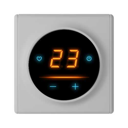 Терморегулятор OneKeyElectro c WiFi ОКЕ-20 для теплого пола, цвет серый 2244385 в Аксон