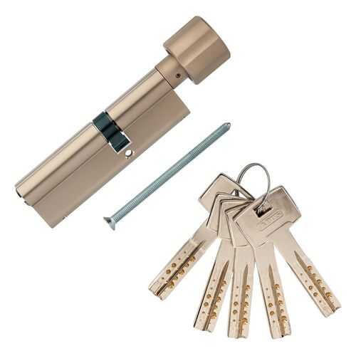 Европрофильный цилиндр ABUS M12R430 ключ/вертушка 60-40 (100 мм) NI (5 key) в Аксон