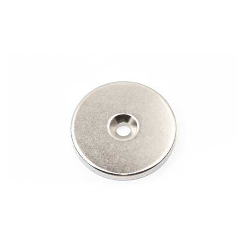 Неодимовый магнит диск Forceberg 40х5 мм с зенковкой 5/10, 2 шт в Аксон